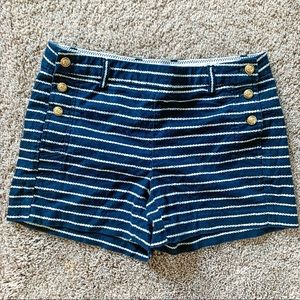Navy Blue Nautical Shorts